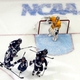 Yale celebrates goal in 2013 NCAA Tourney.